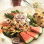 Pizzeria Lilla Fjället Tallrik med mat