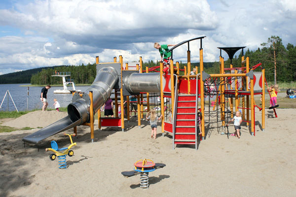 Rutschkana lekplats Saiva badplats