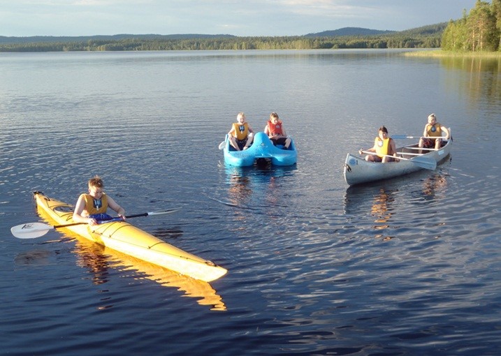 Båtar, kanoter, kajaker Saiva Camping