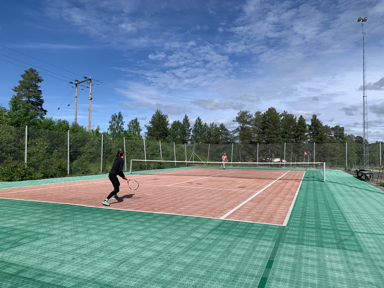 Tennisbanan sommar