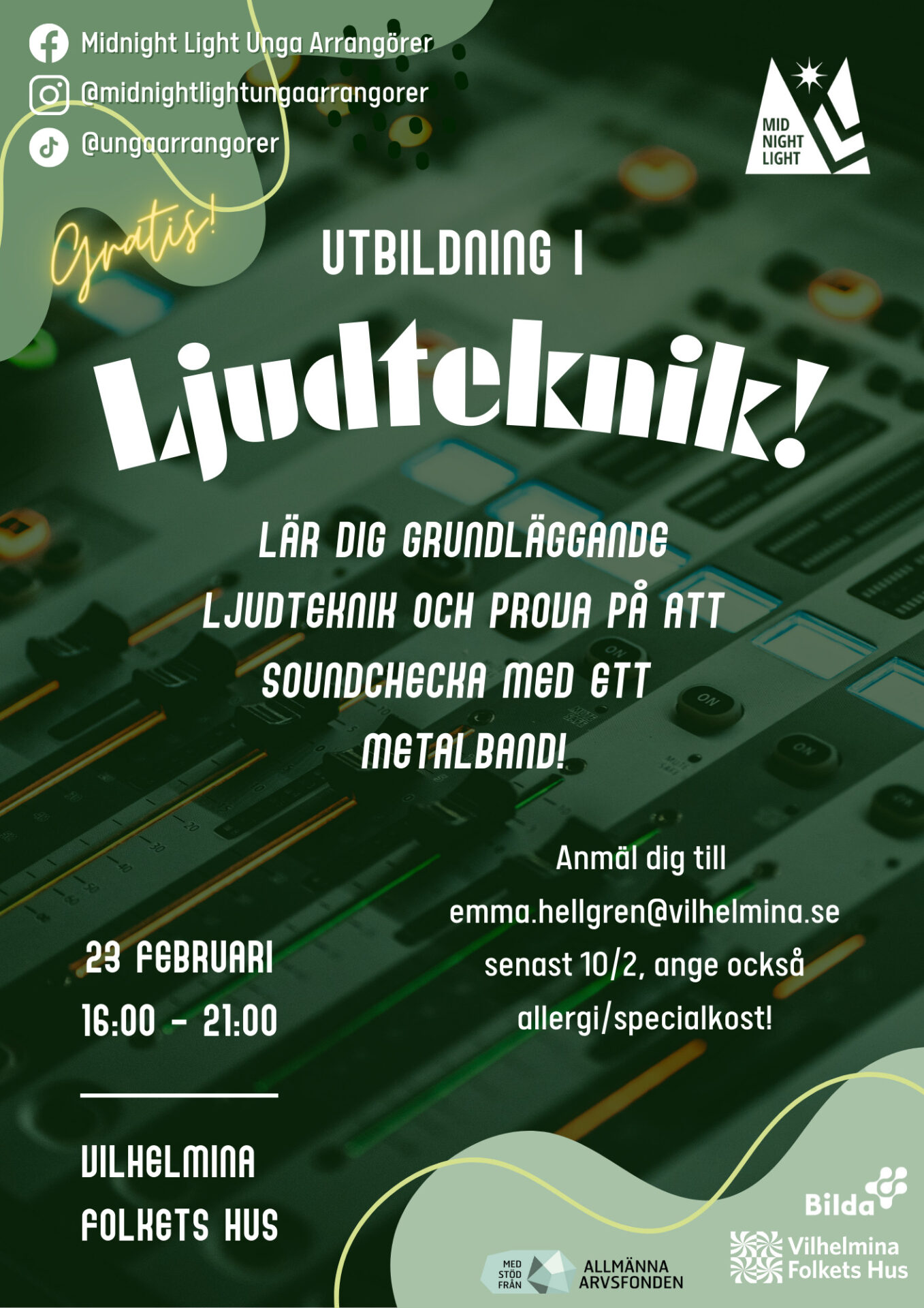 Utbildning i Ljudteknik