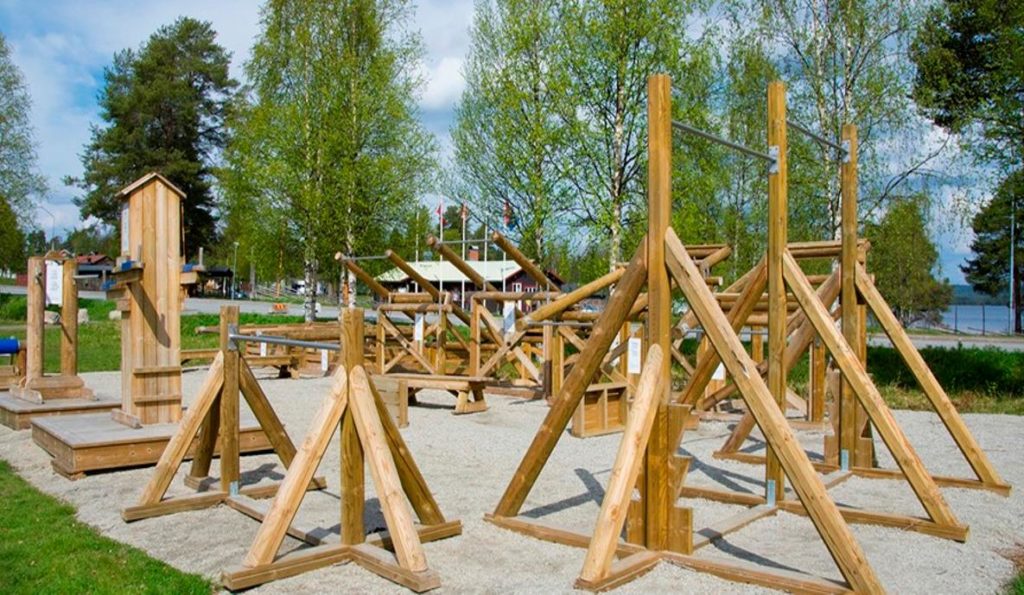 Utegym Friluftsområdet Tjärnvallen/Saiva
